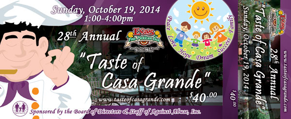 Taste of Casa Grande 2011 Ticket